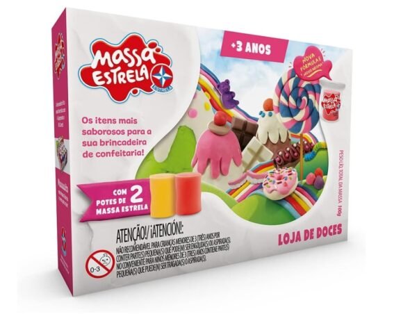 Massa Estrela Loja de Doces, Brinquedos Estrela
